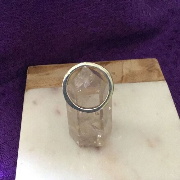 Ring, Sterling Silver with Inlaid Turquoise Ring, size 9.5, New with Tags, Handm - Picture 5 of 8